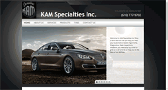 Desktop Screenshot of kamspecialtiesinc.com